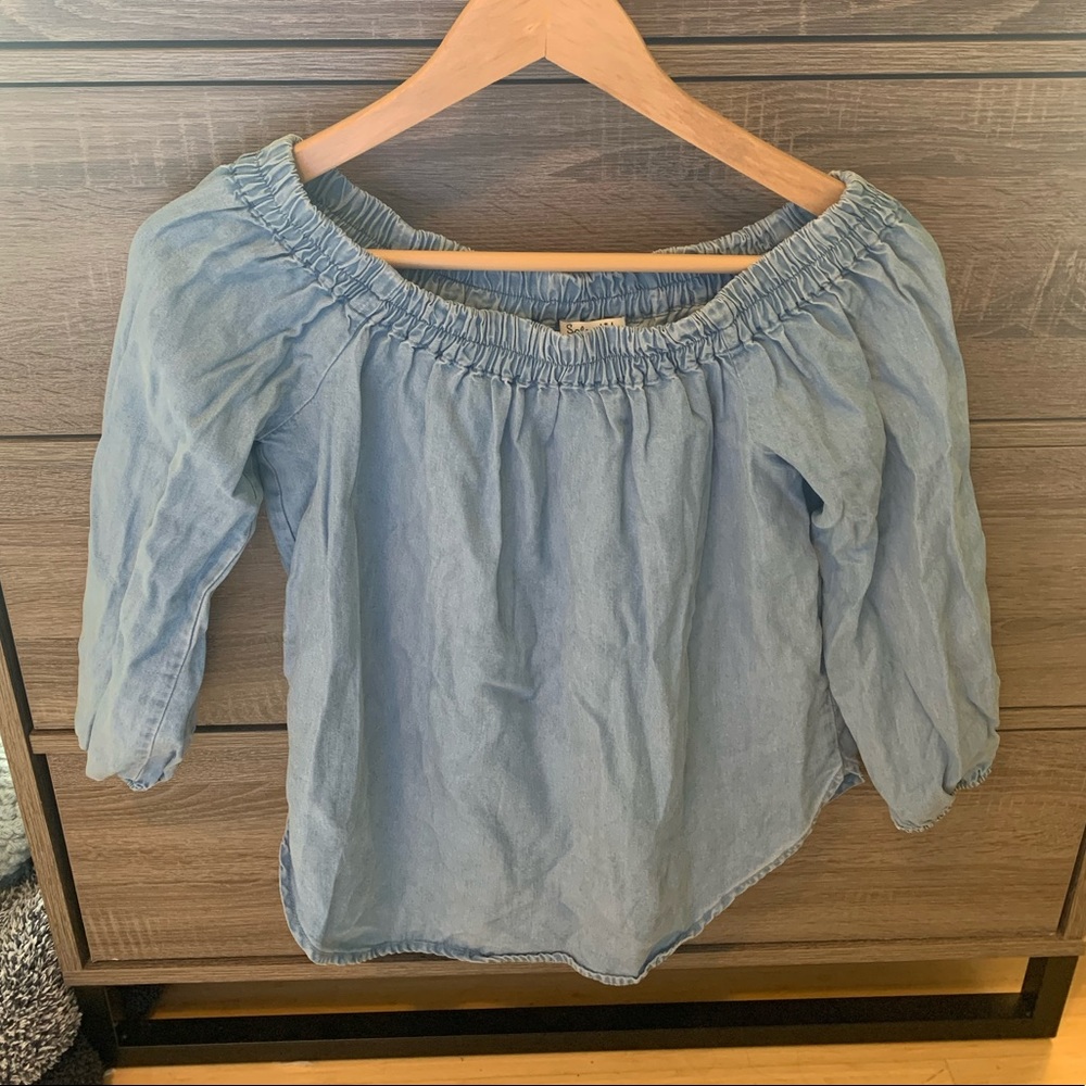 Splendid Off the shoulder top